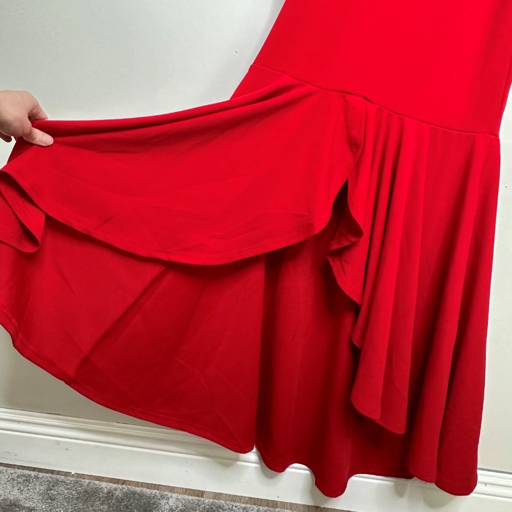 Lulu's Red Maxi Dress - Picture 7 of 8